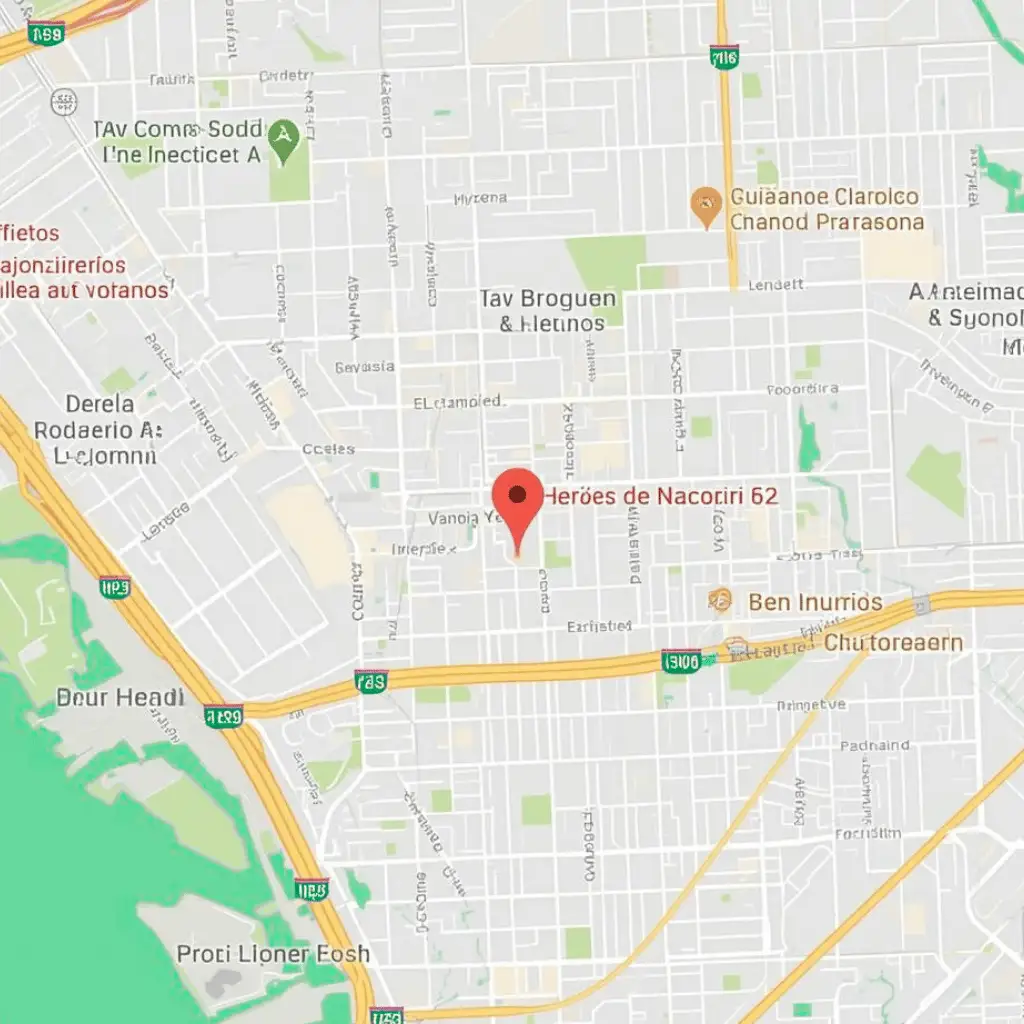 Hamburguesa Station location map